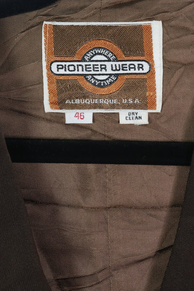 70s Pioneer Wear Brown Vest            L