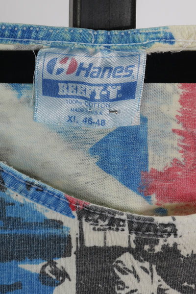 90s Hanes Flag & Ads Tank        XL