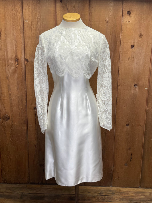a line lace wedding dress long sleeve Boho A-Line Lace Wedding Dress with Long Tassel Sleeves main image 1