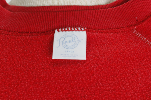 80s Red Embroidered Horse Sweatshirt        S