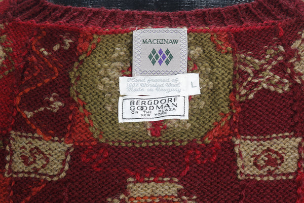 Y2K Mackinaw Wool SW Sweater     L