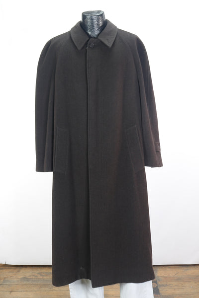 90s Giorgio Armani Brwn Wool Trench     L