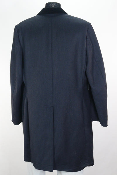 00s Charles Tyrwhitt Wool & Velvet Coat     XL