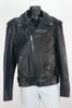 90s J.Peterman Leather Moto Jacket     XL