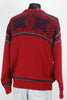 90s DALE of Norway Red/Navy Cardigan      XL