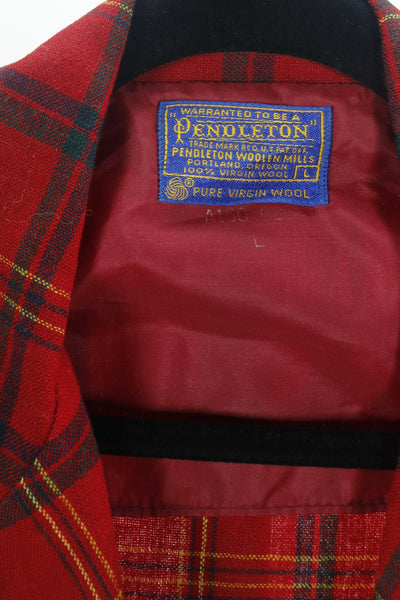 80s Pendleton Red/Blk 49ers Blazer      L