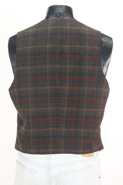 90s Pendleton Wool Tartan Vest         M