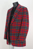 90s Bergdorf G. Cashmere Plaid Blazer    L