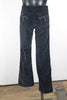 70s Levis Movin’ On Blk Velveteen Pants    W32x32