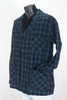 80s Pendleton Navy/Grn Plaid Blazer     L