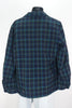 80s Pendleton Navy/Grn Plaid Blazer     L