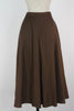 90s I. Magnin Brown Wool Skirt             w27