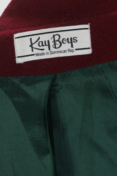 90s Kay Boys Color Block Coat     M