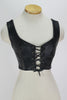 80s Nevada Leather Bralette Top     S