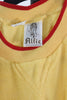 70s Alfie Yellow Terry & Red Ringer Shirt      M