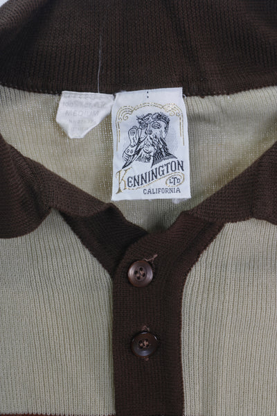 70s Kennington Russet Polo Sweater         M