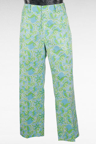 60s Lilly Pulitzer Fish/Seahorse Pants    W34