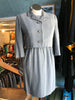 60s Patricia Feeney Gray Dress w/Blazer        w30