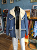 80s Shipton Denim/Fleece Coat     L