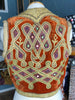 1930s Afghan Embroidered Velvet Vest    S/M