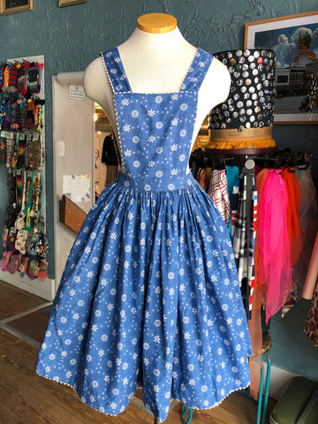 50s Alex Coleman Pinafore Dress    W26