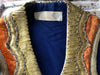 1930s Afghan Embroidered Velvet Vest    S/M