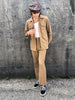 70s Brown Leisure Suit        w36