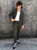 Green Wolff's 60s Suit     w34
