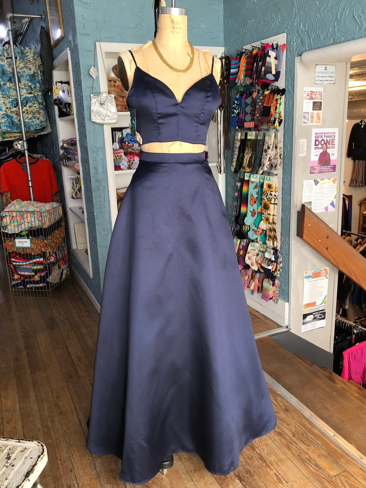 90s B Darlin Navy Separates Formal     w26