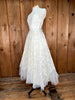 1955 Harzfeld’s Fit & Flare Bridal Dress    w26