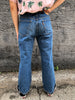 70s Levis Orange Tab Bell Bottoms 0217       W36