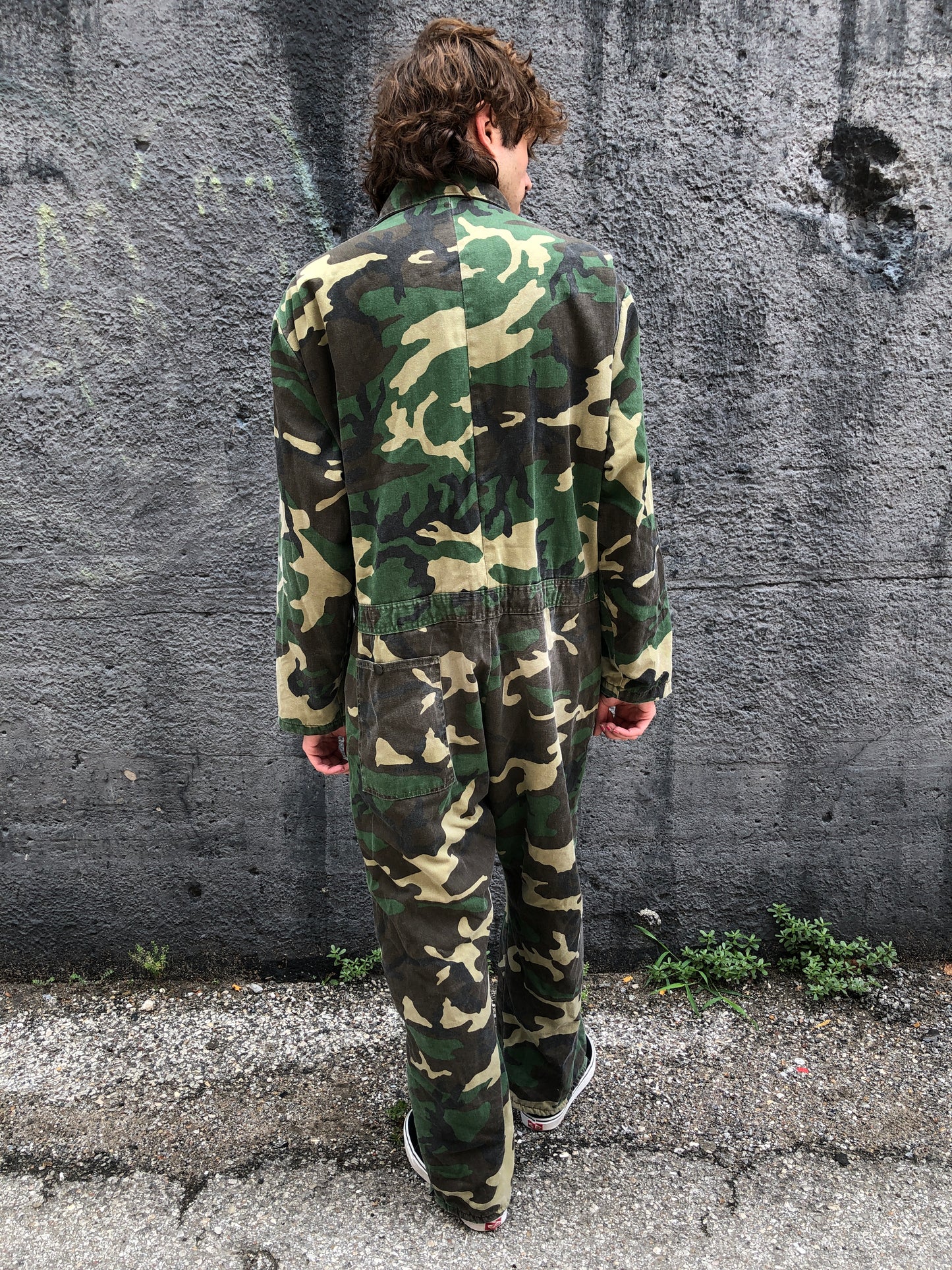 80s Liberty USA Camo Coveralls     XL
