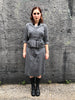 40s Velvet Collar 2Pc Set    W30