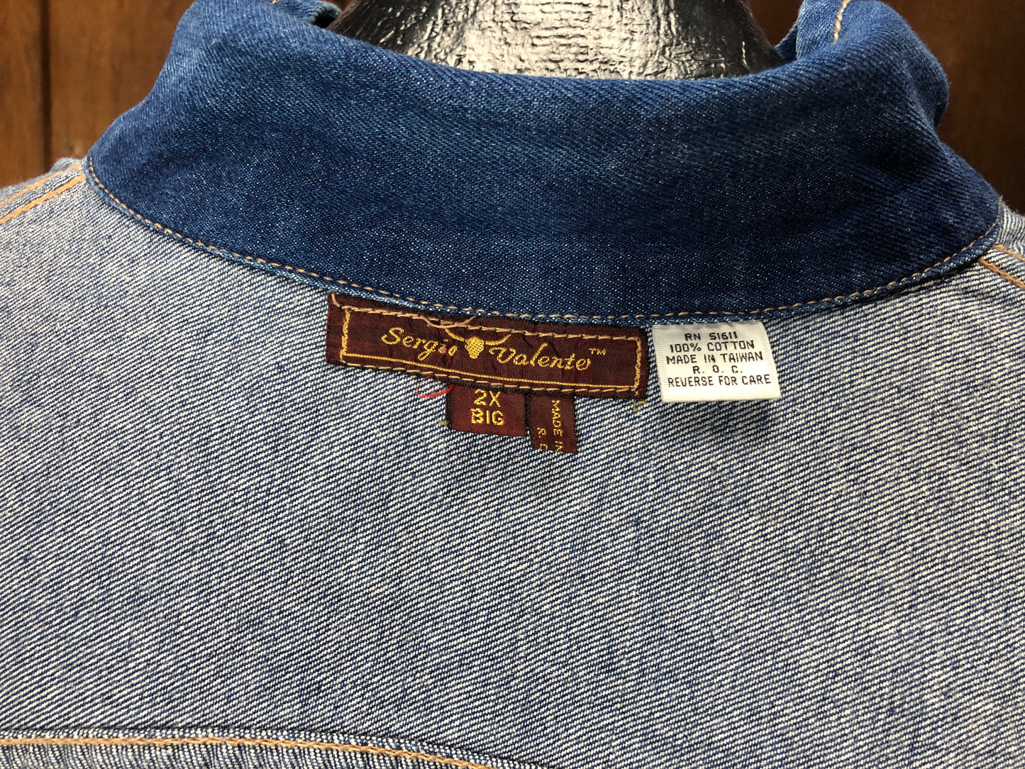 90s Sergio Valente Denim Jacket    XXL
