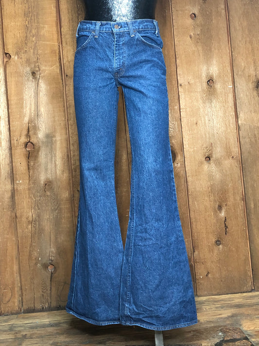 70s Levis Orange Tab Bell Jeans        w31x36