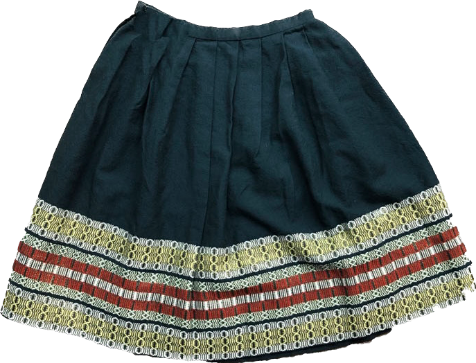 70s Madawaska Weavers Wool Skirt        W27