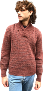 80s Britches Bronze Shawl Collar Sweater    XL