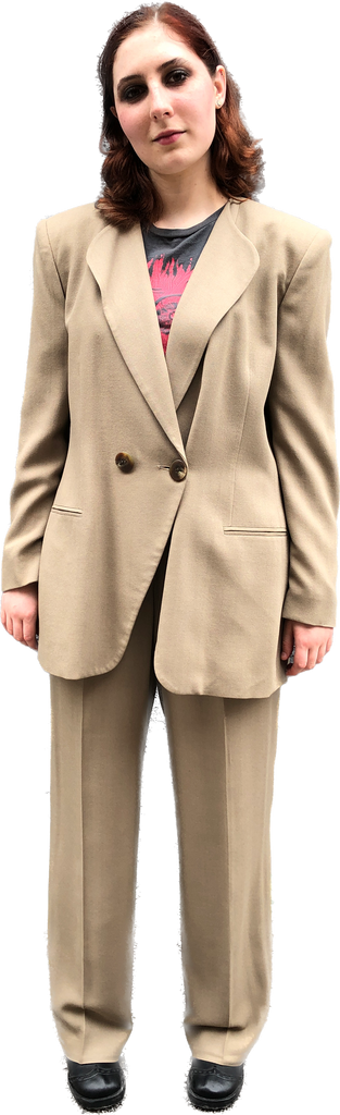 90s Christian Dior USA Tawny Pant Suit     W31
