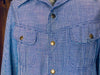 70s Lee Blue Houndstooth Jacket    M