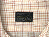 70s JCP Orng Plaid Shirt     L
