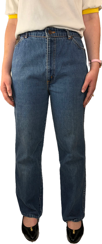 90s h.i.s Chic Blue Jeans      w28