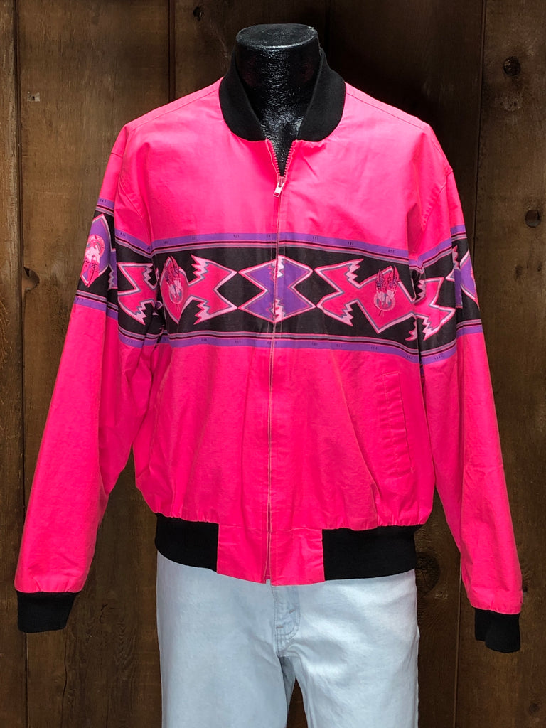 80s BrushPopper Pink Jacket    XL