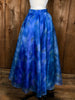 80s Pelicana Blue Formal Skirt   w31