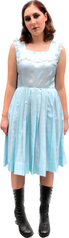 Aqua w/Lace Dolly Dress         w32"