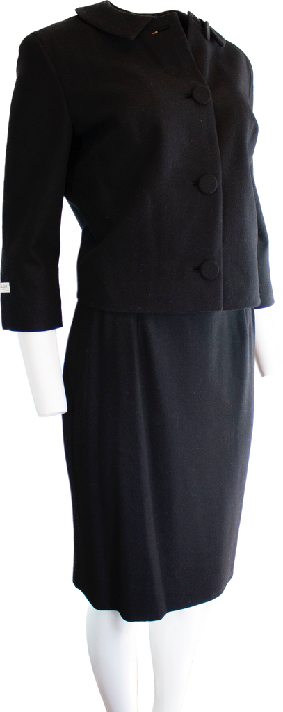 DEADSTOCK Vintage Pendleton Skirt Suit    Black    w27