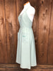 70s Prophecy Sage Pinafore Dress       w27