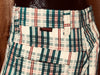 70s Twister Grn Plaid Seer Sucker Pants   W32