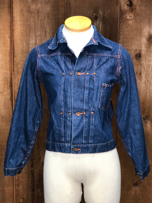 1940s Type 1 Selvedge Denim Jacket   XS