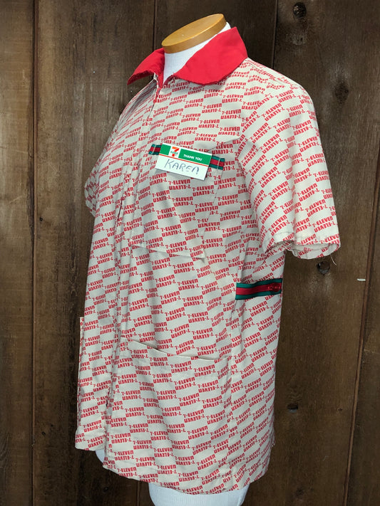 80s 7-Eleven Uniform Top ~Karen      S