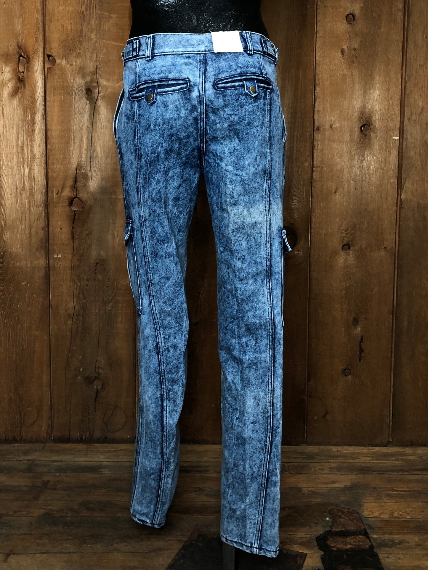 90s Sunsplash Acid Cargo Jeans    W32